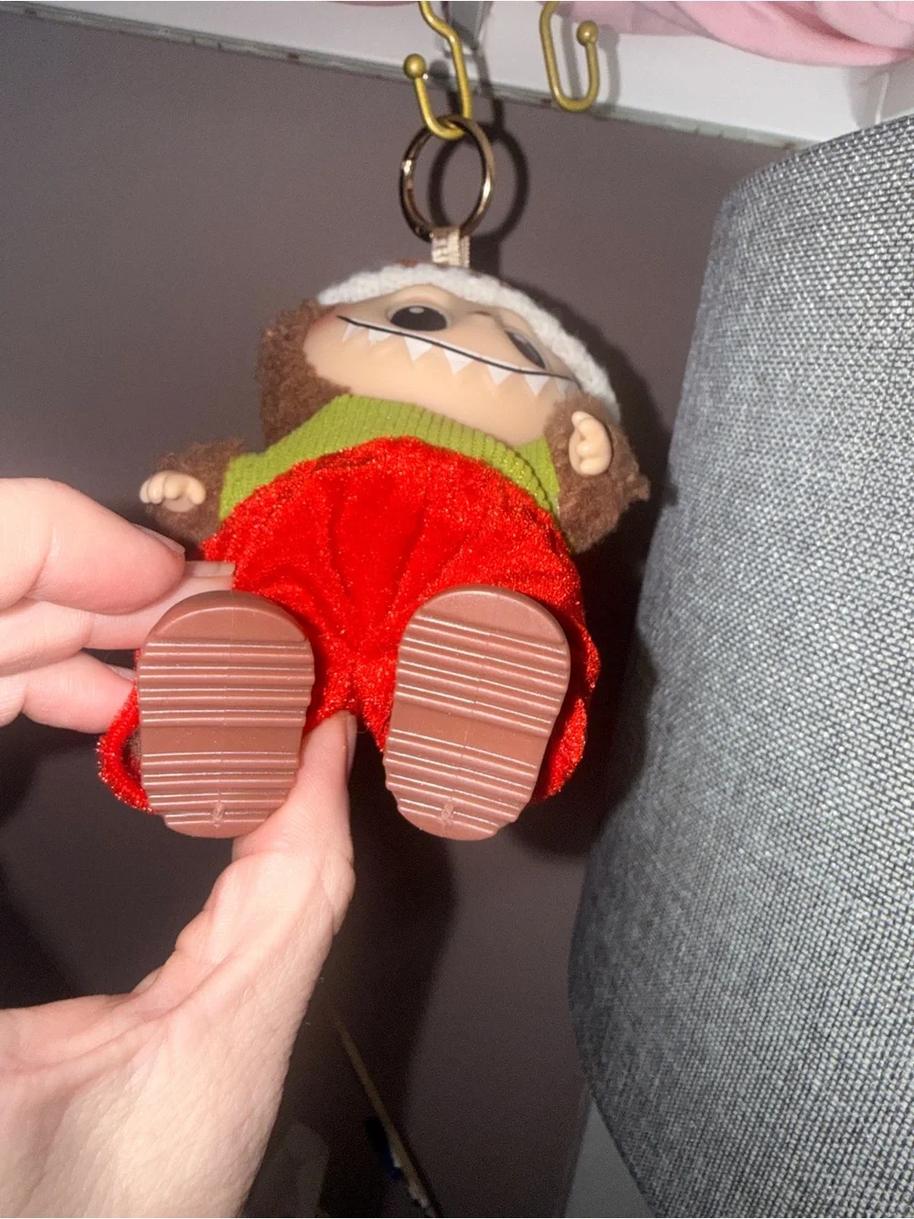 The Monsiers Plush Keychain Doll. Not “The Monsters”